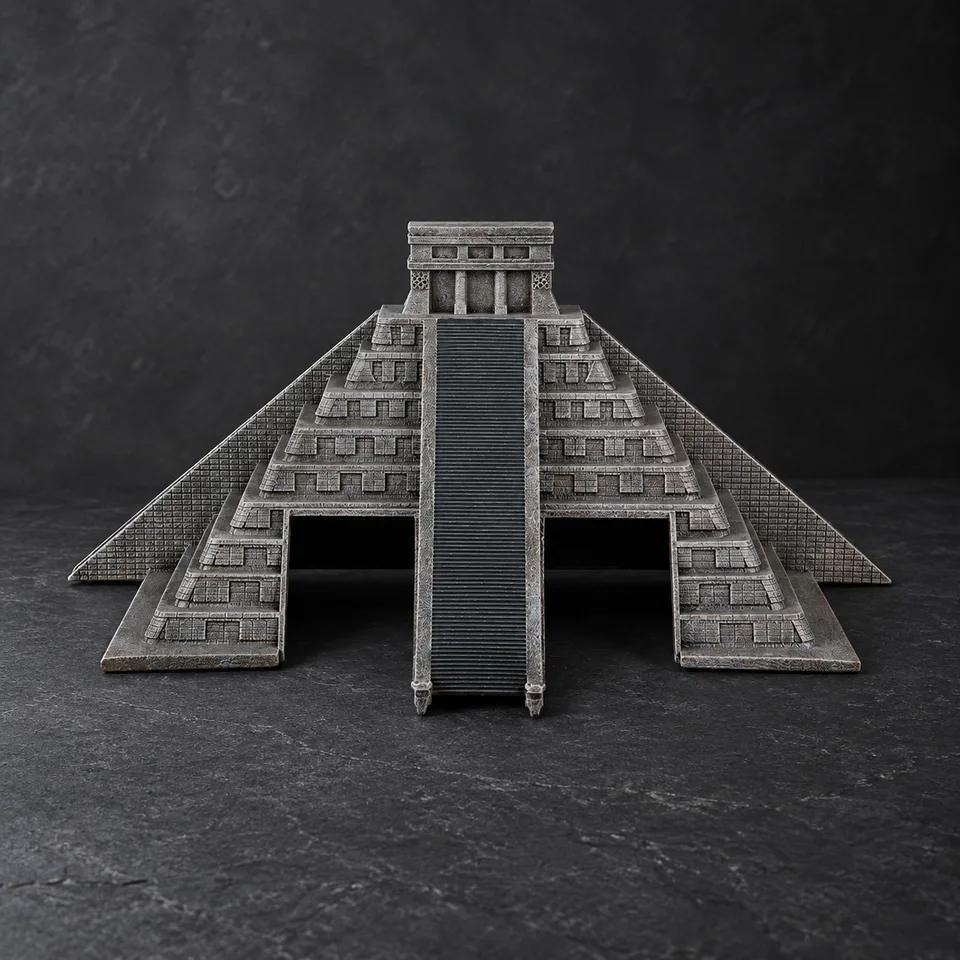 Temple Steps, Stepped temple hide
