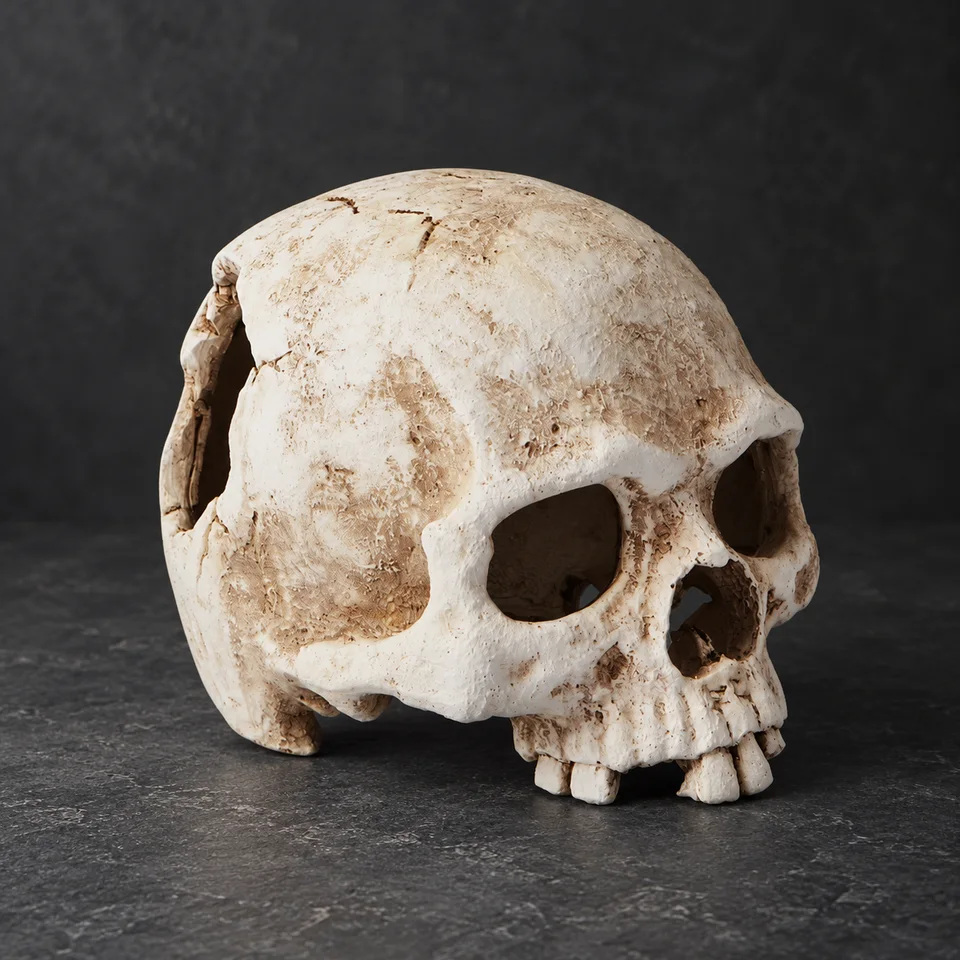Bone Cottage, Skull cave hide