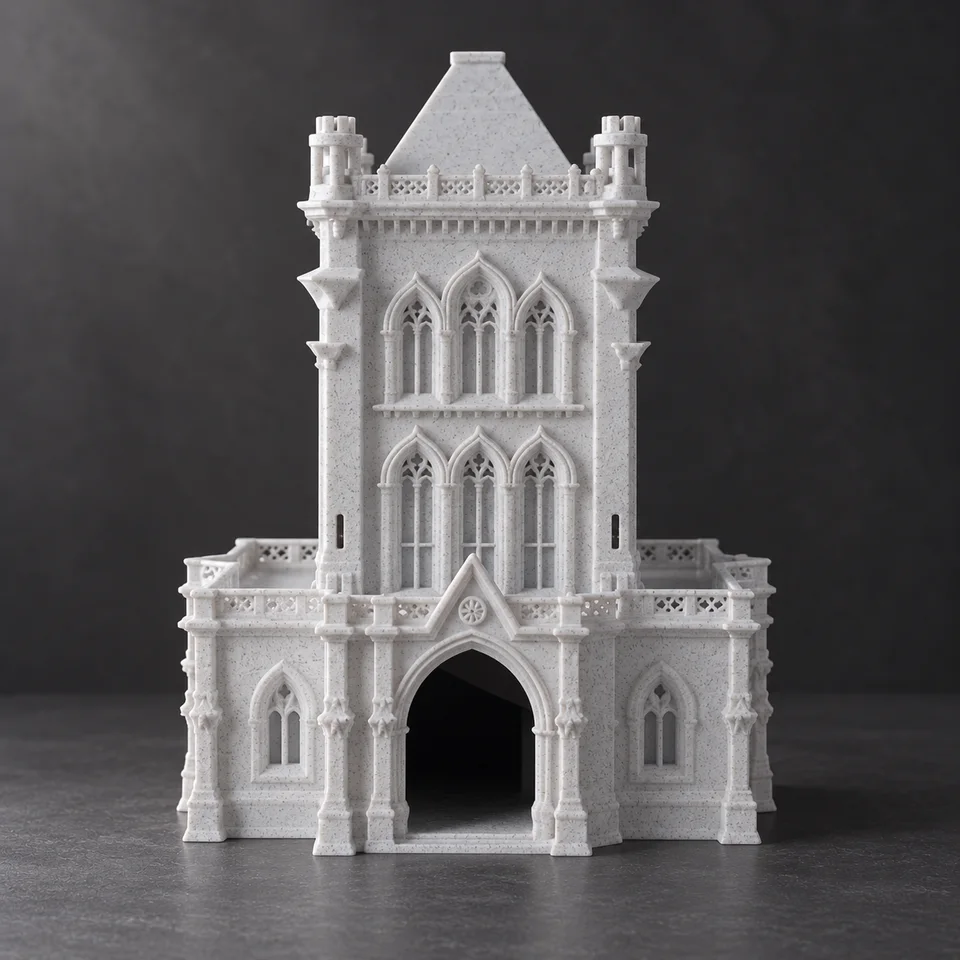 Tower House, Gothic castle hide
