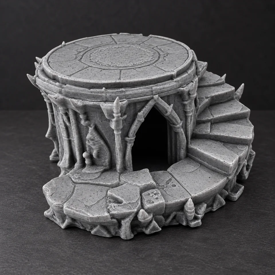 The Rotunda, Round ruin hide