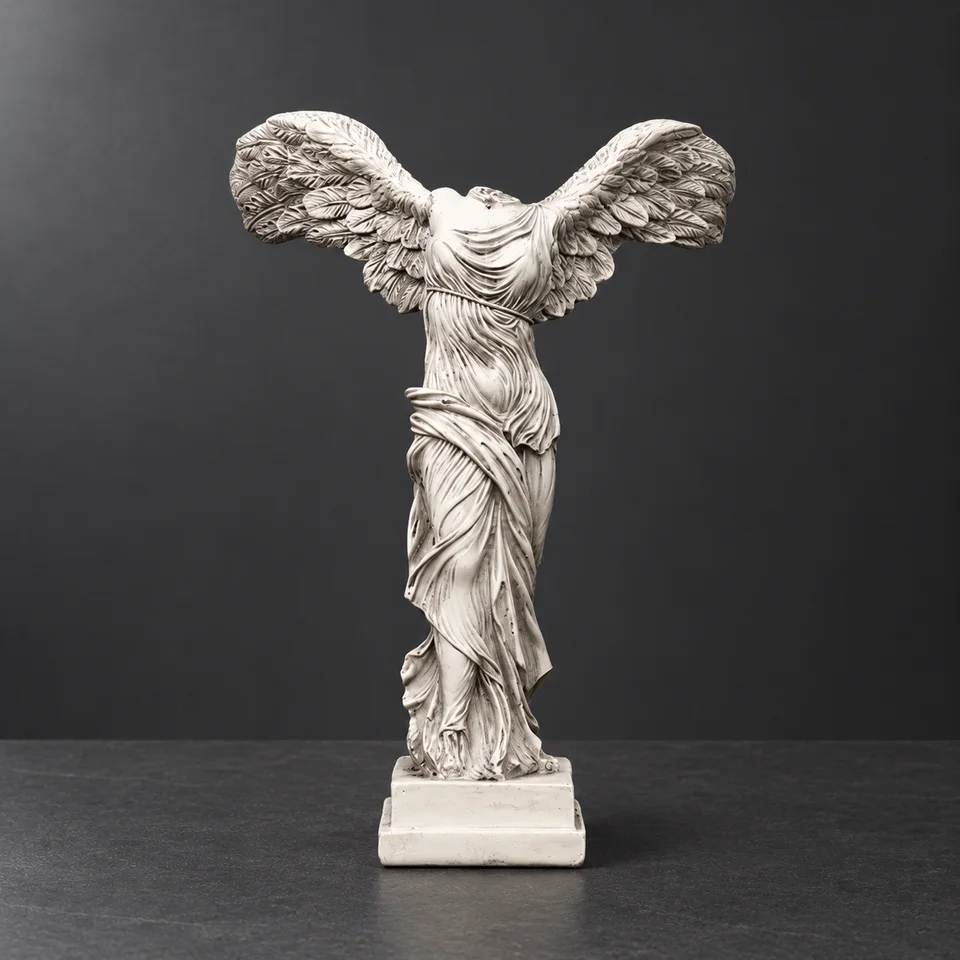 The Victory, Winged statue climbing piece